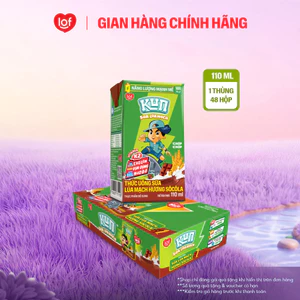 Sữa lúa mạch KUN vị socola thùng 48 hộp x 110ml