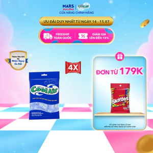 Combo 4 Túi Kẹo Candy Sing-Gum Cool Air Hương Bạc Hà - Khuynh Diệp 50 Gói 2 Viên