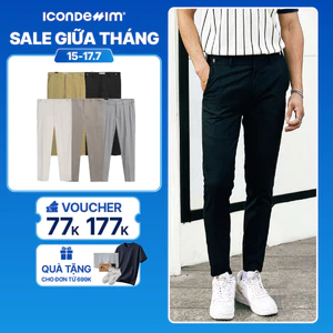 Quần Tây Slimfit ICONDENIM Ratchet Straps QTID0033
