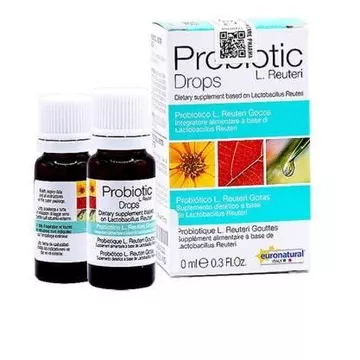 Men vi sinh Probiotic L.Reureti Drops (10ml) - Hỗ trợ bổ sung lợi khuẩn, cải thiện hệ vi sinh đường ruột