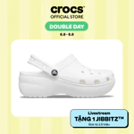 Giày Clog Nữ Crocs Platform Classic - White - 206750-100 — ảnh 1