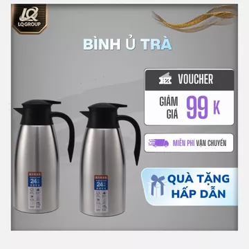 LQ- Bình giữ nhiệt 2 lít inox 304 Yingbin bình ủ trà ấm ủ phích giữ nhiệt bình giữ nhiệt cỡ lớn ấm giữ nhiệt cỡ lớn