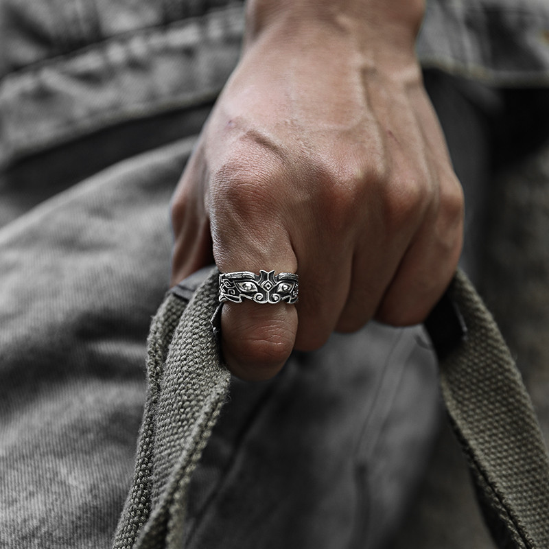Men's 925 Silver Feng Shui Ring by nicejixian972