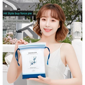 bông tẩy trang bạch tuyết đựng bông tẩy trang Cotton Age of Cotton Tẩy Trang Cotton Trang Điểm Cotton Tiết Kiệm Nước Ướt Gói 100% Cotton Chất Lượng Cao Làm Sạch Mặt Môi Đặc Biệt Cotton Dày