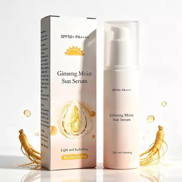 Kem chống nắng Clear Face SPF 50 - Kem chống nắng dưỡng ẩm nhân sâm Kem chống nắng da mặt không màu trắng, công thức nhẹ & không sáng tạo để mặc hàng ngày, Kem chống nắng cỡ du lịch cho mọi loại da