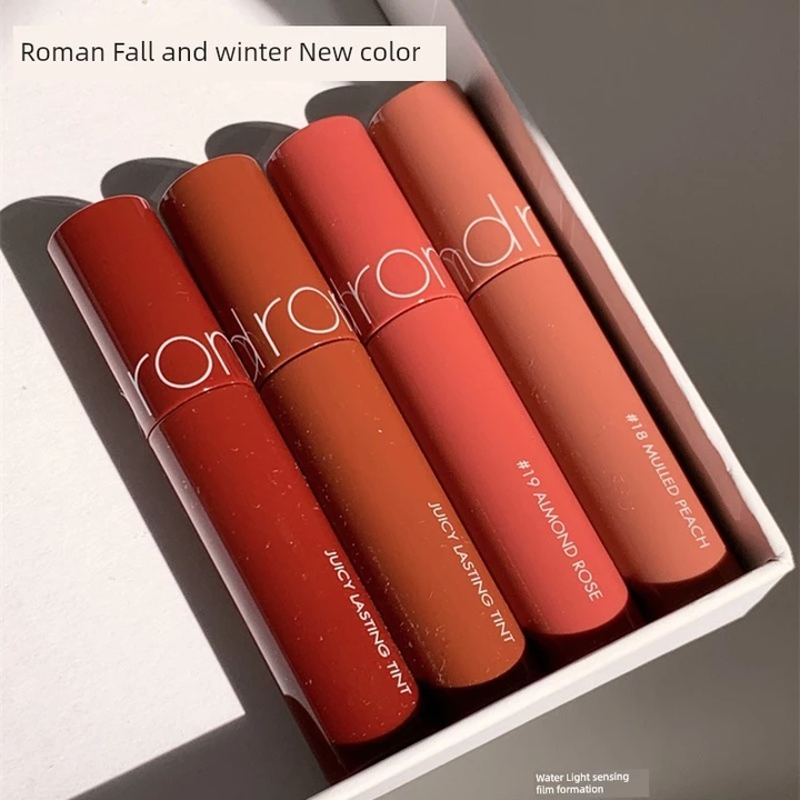 son romand sanrio son romand 24 Nước ép Romand Lip Glaze No. 18 19 Thu Đông Màu Mới Nhung Matte 20 / 21 Phim Nước Gương Bóng Nước 22 / 23