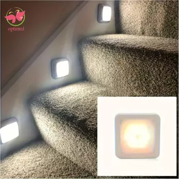 Đèn ngủ LED thông minh OPTIMAL LIMIT, Đèn LED cảm biến chuyển động tự động Đèn ngủ, Cảm biến đèn nền Đèn trắng ấm áp Đèn ngủ điều khiển chuyển động Hành lang