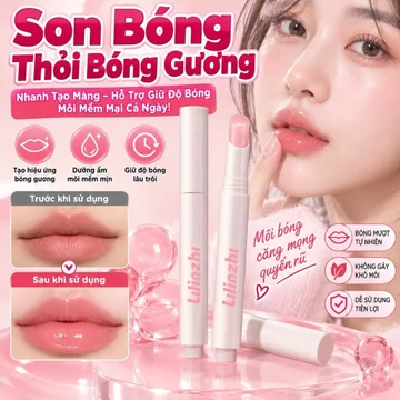 [💄Bút Kẻ Môi Siêu Nhẹ Và Dưỡng Ẩm/Son Bóng Như Gương/Son Bóng Dạng Thỏi/Son Bóng Dưỡng Ẩm Và Làm Đầy Môi/Màu Bền Lâu, Tạo Màng Trong 10 Giây, Không Lem
