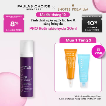 [HSD:11/27] Tinh chất Retinal ngăn ngừa lão hóa và căng bóng da mặt Paula's Choice PRO Retinaldehyde Treatment 30ml 1501
