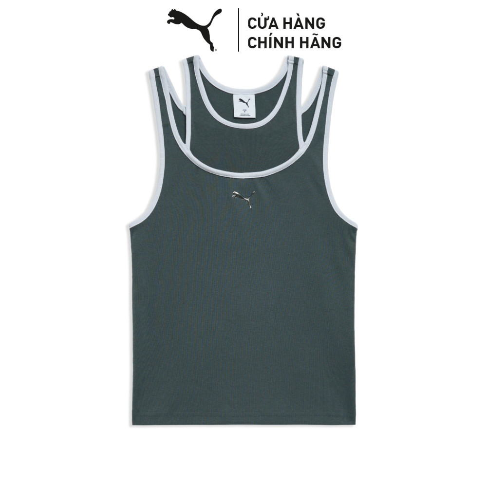 Áo Thun Thời Trang PUMA Nữ DARE TO TANK TOP Mineral Gray Màu Xám