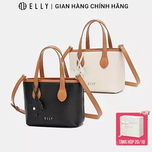 [Tặng hộp 20.10] Túi xách nữ da thật ELLY ET217 túi đeo chéo đeo vai xách tay cao cấp thời trang