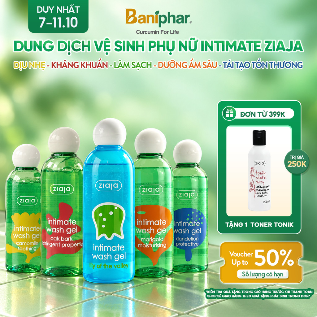 [LIVESTREAM] Dung Dịch Vệ Sinh Phụ Nữ Intimate ZIAJA Ba Lan Giúp Dưỡng Ẩm, Làm Sạch Khử Mùi và Cân Bằng pH Tự Nhiên
