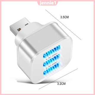 【Hot】Bộ chuyển đổi 3 cổng USB2.0 HUB Bộ sạc điện thoại di động nhanh có đèn báo LED