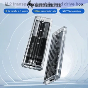 Onetimingfine M.2 NVME PCIe NGFF SATA Protocol Case Clear USB Type C 10Gbps PCI-E Hộp đựng ổ cứng gắn ngoài trong suốt cho điện thoại máy tính xách tay VN