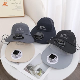 Mũ sạc năng lượng mặt trời có quạt và tấm che nắng, chống tia UV, phù hợp cho các hoạt động ngoài trời