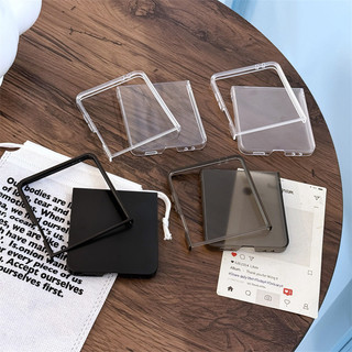 Ốp PC siêu mỏng mờ cho Samsung Galaxy Z Flip 7 Flip 7 Flip 7FE Z Flip 6 Z Flip 5 Z Flip 4 Z Flip 3 Vỏ cứng gấp chống sốc trong suốt
