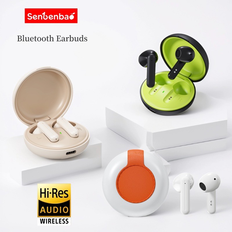 Senbenbao W30 / A6STWS Tai nghe không dây Bluetooth có mic, điều khiển cảm ứng, dành cho thể thao và game
