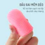 Pad Rửa Mặt Silicone Neon Pink Làm Sạch Da Loại Bỏ Bụi Bẩn