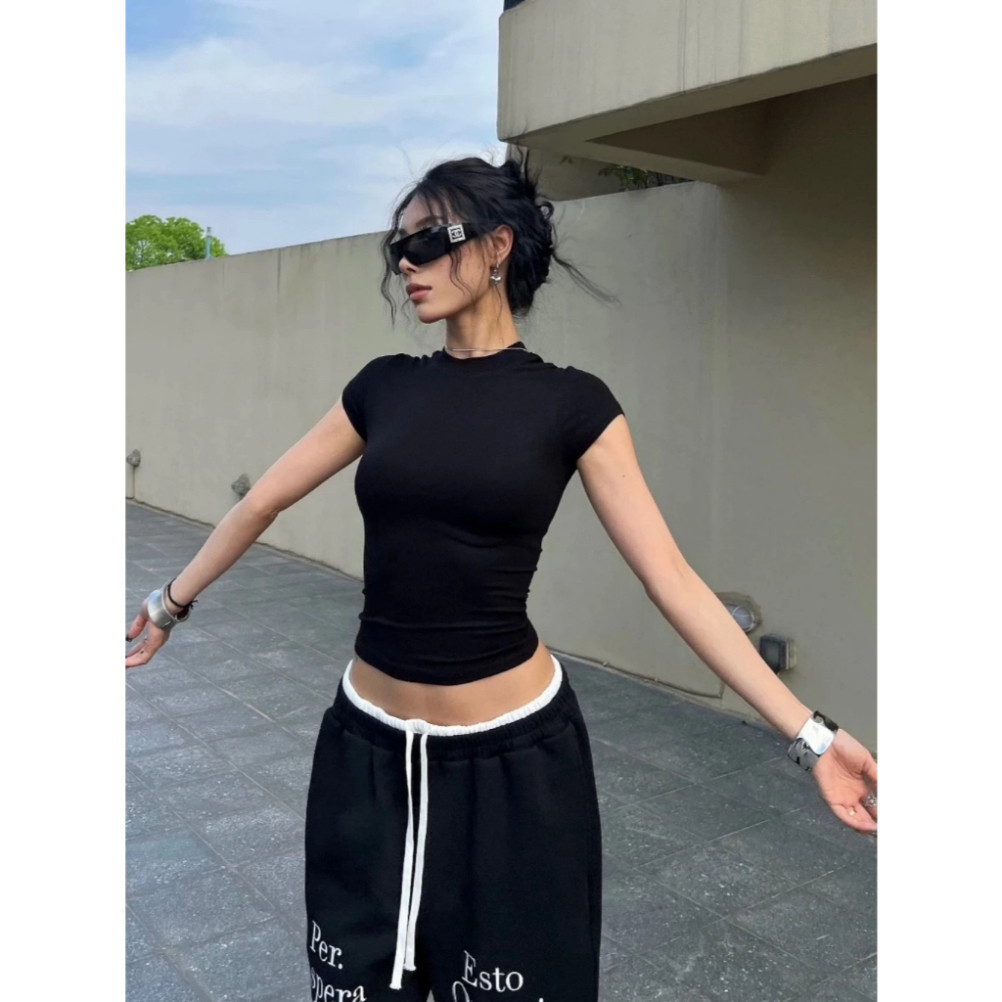 [ SLIM TEE] Áo thun Baby Tee Siêu Ôm body, thun tăm lạnh chất co dãn MA 208