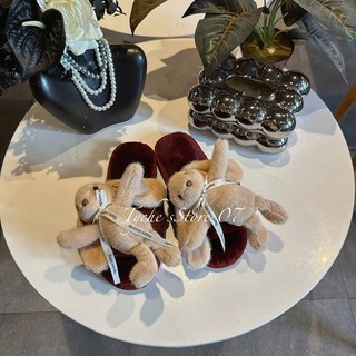 Dép Lông Thỏ Hàng Nhập QC Mieo Shoes D3085 D3086 D3087