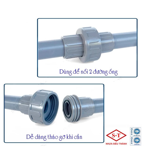 Racco, Rắc Co, Khớp Nối Sống, khớp nối ren, Zacco phi 21, 27, 34, 42mm. Hàng Chính Hãng