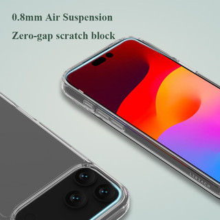 Ốp điện thoại Lereach Crystal Clear cho iPhone 17 Pro Max / iPhone Air / 17 Pro / 17 - Chống sốc siêu mỏng | CHỐNG-Scratch
