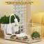 Bể Rùa AMLU, Trong Suốt Với Bể Rùa Cảnh Quan Khu Vực Basking, Bể Cá Cảnh Quan Sinh Thái Leo Núi Cho Thú Cưng Rùa Hemit Cua Nuôi Rùa