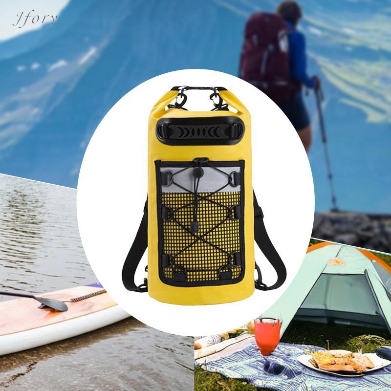 Ba lô nổi chống nước hạng nặng Jfory có tay cầm, chống nước IPX6, sức chứa, bơi lội, chèo thuyền kayak, cắm trại, câu cá và đi bè