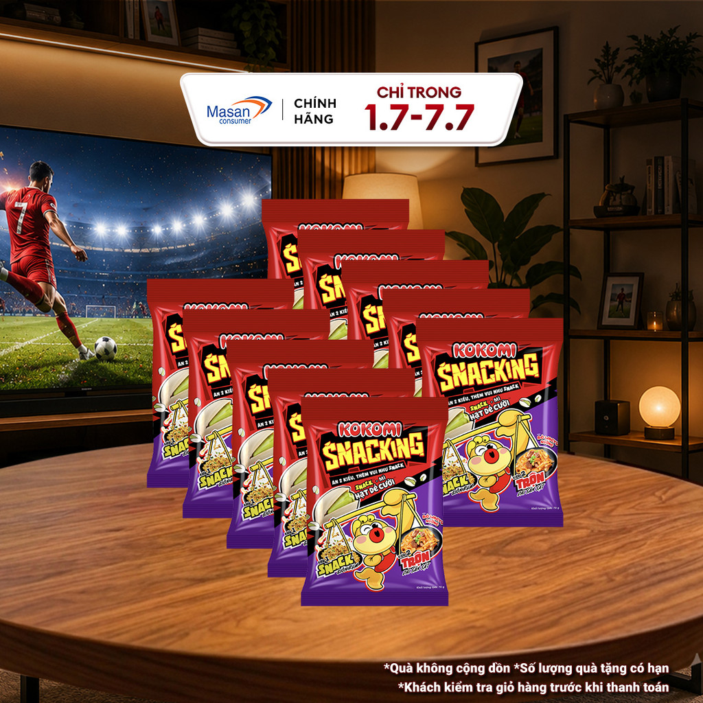 [Chọn vị] Combo 10 gói Kokomi Snacking 70g