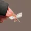 WANYEDI Trâm Cài, Tông Màu Vàng Như Bướm Trâm Cài, Kim Cương Giả Chính Thức Cao Cấp Thanh Lịch Lapel Pin Sự Kiện Đặc Biệt