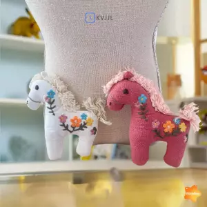 Ngựa Vải Handmade Có Thêu Trâm Pin Hoạt Hình Nữ Quần Áo Phụ Kiện Trang Sức Ngựa Corsage Mới