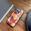 BK-1 S-Connies Thiên Thần Trái Cây Ốp Lưng Điện Thoại IPhone 16 15 14 Pro 11 13 12 Mini 6 8 7 Plus Kính Thiết Kế Sang Trọng Cove