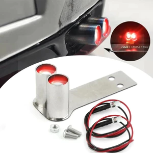 1 Chiếc Ống Xả Kim Loại Đuôi Họng Có Đèn LED Cho Tỉ Lệ 1 / 10 RC Racing Drift Xe Tương Thích Với Redcat HPI HSP Tamiya Sakura D4