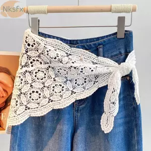 Rèm Hông NKSFX, Rèm Viền Ren Rỗng, Váy Mini Đẹp Y2K Hợp Thời Trang Mùa Hè