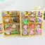 QEARY Squishy Crystal Bun, Bánh bao Mini dễ thương có thể bóp được Squishy, Móc khóa đồ chơi Prank Hình thức ăn Pinch Fidget Đồ chơi cảm giác Đồ chơi trẻ em