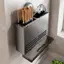 Cod Knife Rack Nhà Bếp Thép Không Gỉ Đa Chức Năng Treo Tường Không Khoan Knife Chủ