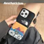 Ốp điện thoại di động bằng da Cotton Apple 17 iPhone15pro