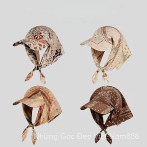 Mũ Trùm Đầu Nữ Phong Cách Mới Xuân Hè Che Nắng Mũ Chống Nắng Thể Hiện Mặt Mũ Bóng Chày Nhỏ