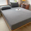 Vỏ trải giường bằng vải cotton nguyên chất Vỏ bọc giường nệm Vỏ bảo vệ dày Vỏ bọc giường Vỏ bọc chống bụi Vỏ bọc ga trải giường Bộ ba mảnh phong cách cotton nguyên chất