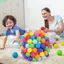 QEARY 50 CÁI Đồ chơi bóng đại dương dày, Đồ chơi xếp hình bóng sóng dày tương tác Montessori, Đồ chơi bóng nảy Bóng nhựa nhận thức tinh tế Bóng đại dương Đồ chơi trong nhà cho bé trai bé gái
