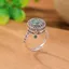 Có Thể Biến Bánh Xe Phước Lành Sáu Xương Mantra Nhẫn May Mắn Nam Khóa An Toàn Niche Retro Phong Cách Dân Tộc Nhẫn Mẹ