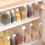 JUIC 5 Túi kín hạt, Túi lưu trữ ngũ cốc chống ẩm chống côn trùng, Túi giữ tươi trong suốt có thể tái chế di động Đồ dùng nhà bếp