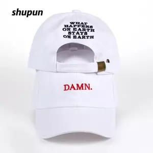 Mũ bố SHUPUN, Mũ Hip Hop thêu chống nắng DAMN, Mũ bóng chày Cotton chải kỹ hợp thời trang