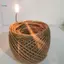 Kohaku Nâu Hữu Cơ Gai Dầu Nến Wick Sáp Ong Lớp Phủ Dây Sáp Sợi Để Làm Nến DIY Khuôn Nến Tiếp Liệu Hàng Thủ Công Thơm