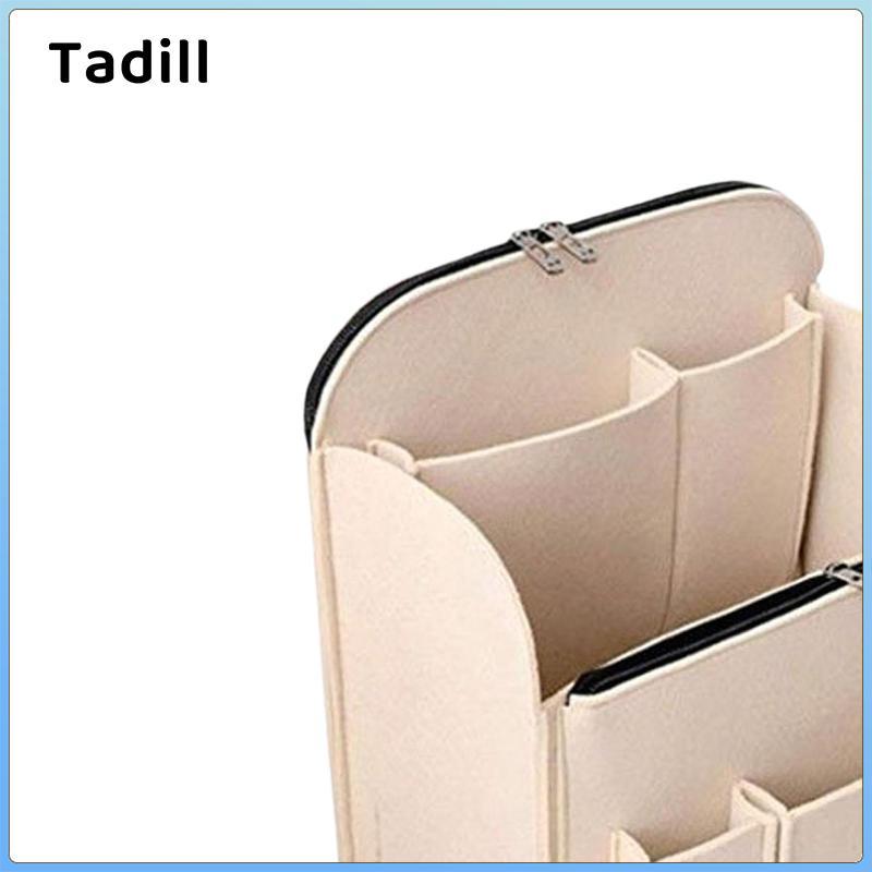 Ba lô Tổ chức Chèn Túi nỉ Sắp xếp Lưu trữ Chèn Túi dây kéo nhẹ Thiết kế nhiều ngăn với dây đeo đàn hồi Thích hợp F