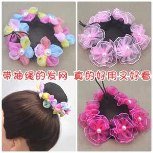 🔥lưới tóc khiêu vũ trẻ em lưới tóc ballet bé gái lưới tóc dễ bỏ túi Trẻ Em Sân Khấu Hiệu Suất Bóng Đầu Tóc Cô Gái Nhỏ Hoa Bud Head Chuyên Nghiệp Tóc Lưới Bỏ Túi Khiêu Vũ Đầu Lưới Hoa