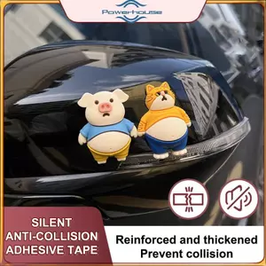 POWER Đa Năng Cửa Ô Tô Bảo Vệ Bên Stier 2 Chiếc 3D Động Vật Stier Gương Chiếu Hậu Chống Trầy Xước Điện Thoại Stier Giảm Căng Thẳng.