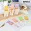 MAKY 100 Miếng Bánh Sandwich Bọc Bánh Đặc Biệt Dùng Một Lần Dễ Xé Trong Suốt Tam Giác Bánh Nướng Bánh Mì Paaging Bag VN