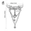 Cánh Trái Tim Bụng Nhẫn Màu Vàng Hồng Sáng Bóng Zircon Kẻ Sọc Rốn Xuyên Cho Nữ Dạ Hội Mặc Mới