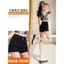 Quần Short Denim Cao Cấp Nữ Retro Đen Jean Quần Short Giảm Béo Plus Size XS-2XL